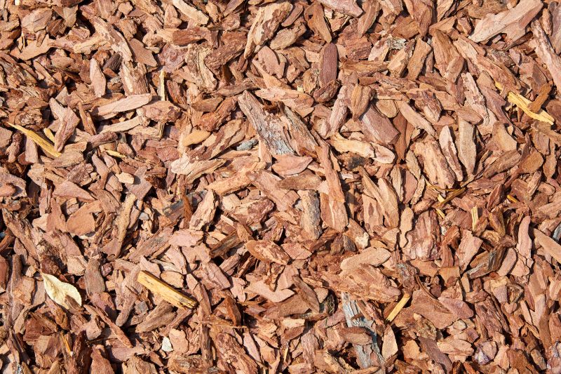 Mulch Spread in a Garden